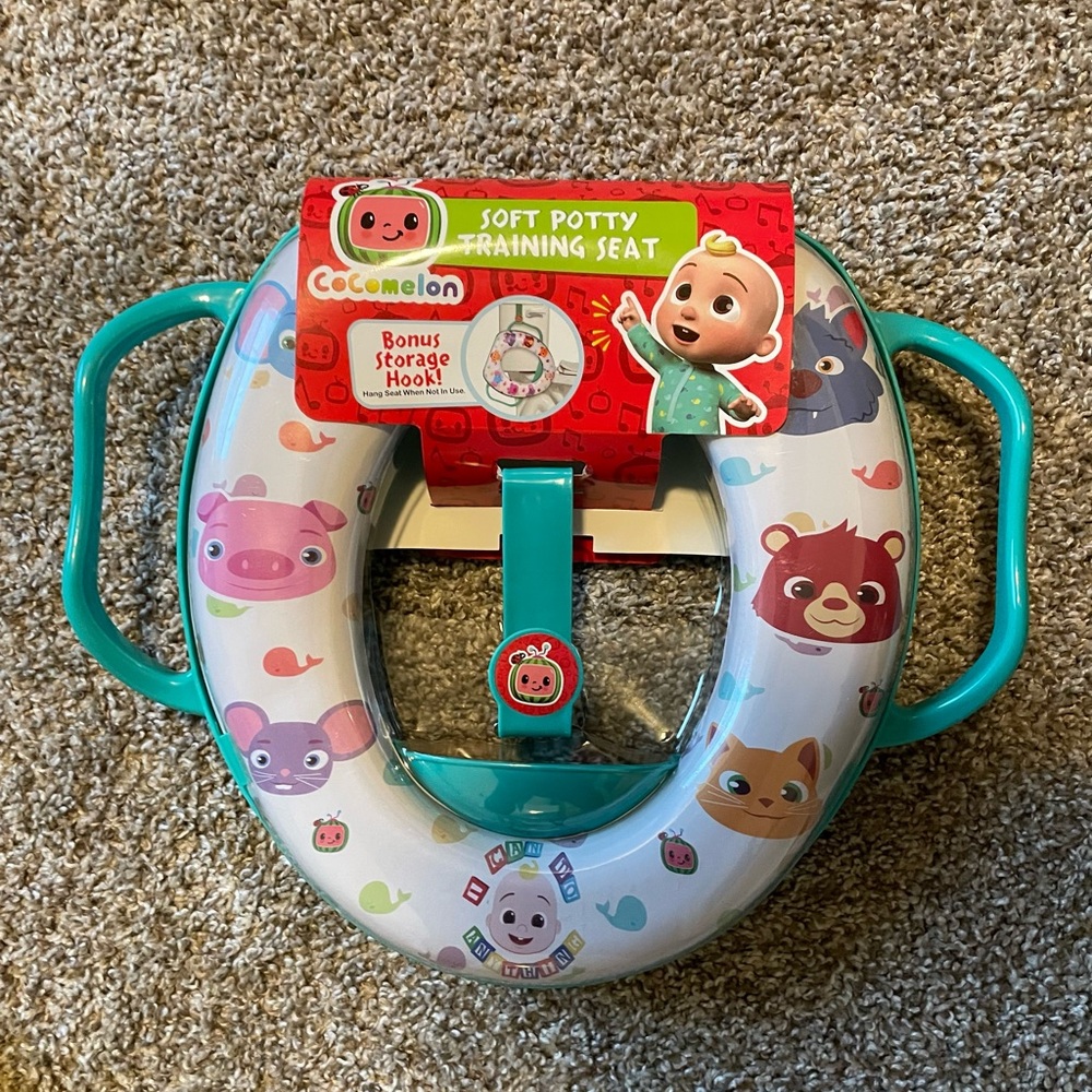 Cocomelon Soft Potty Training Seat with Handles